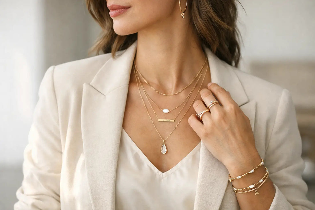 How to Layer Jewelry Outfits Without Overdoing It