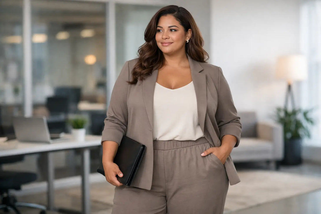 Plus Size Matching Set Outfits That Work Hard