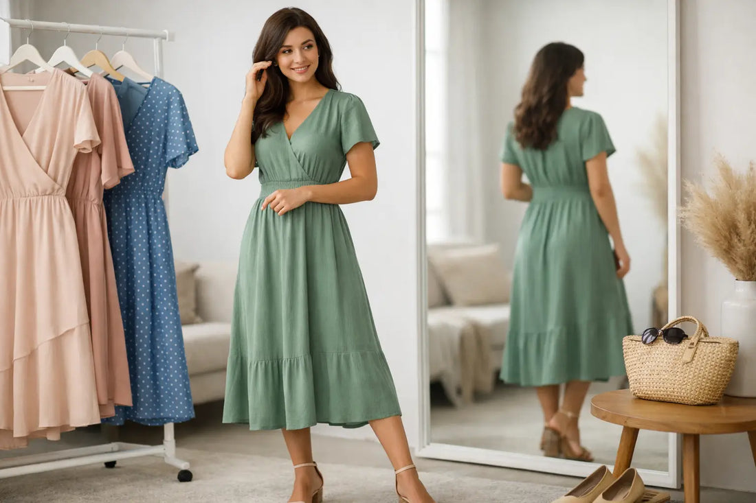 How to Choose Flattering Midi Dresses