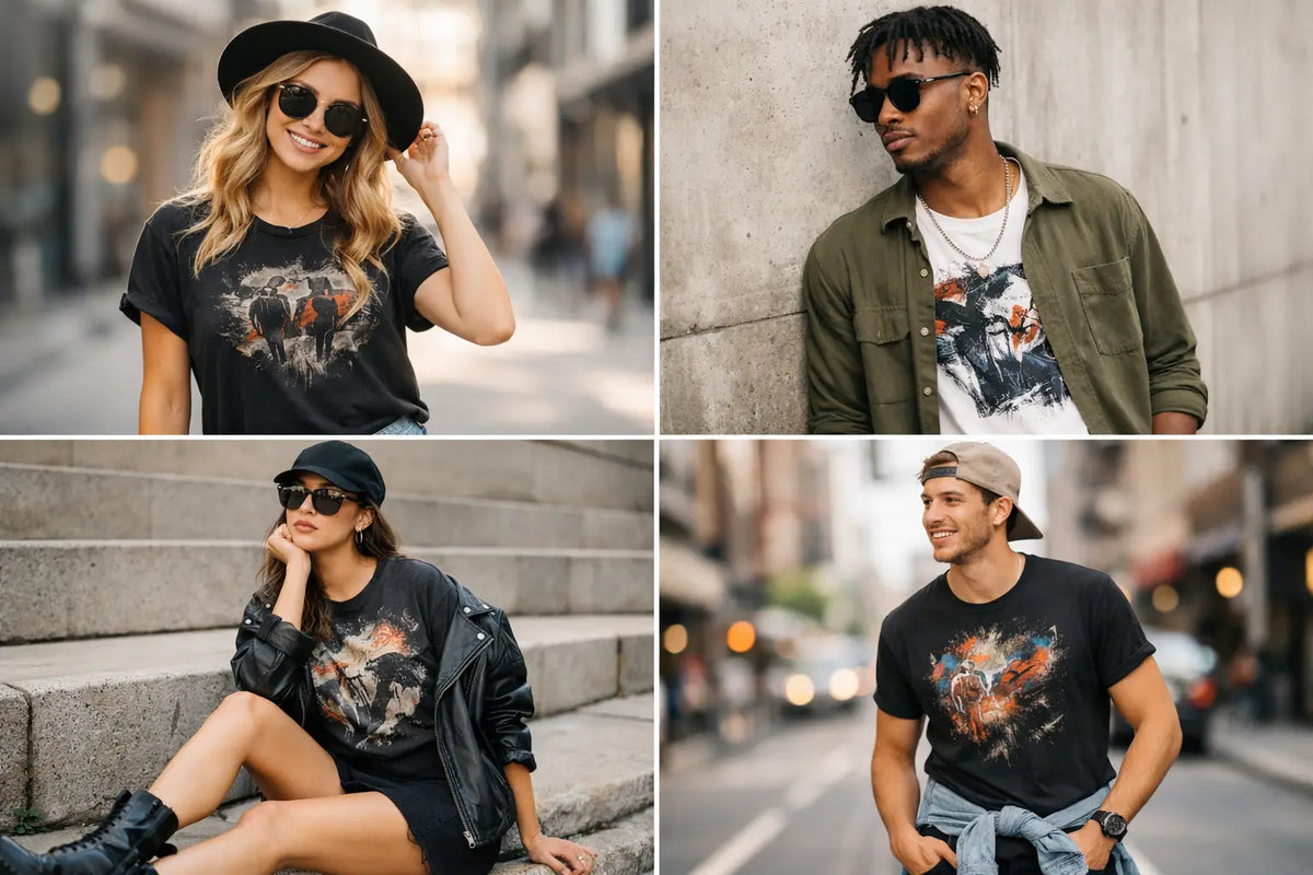 12 Graphic Tee Outfit Ideas That Get Noticed